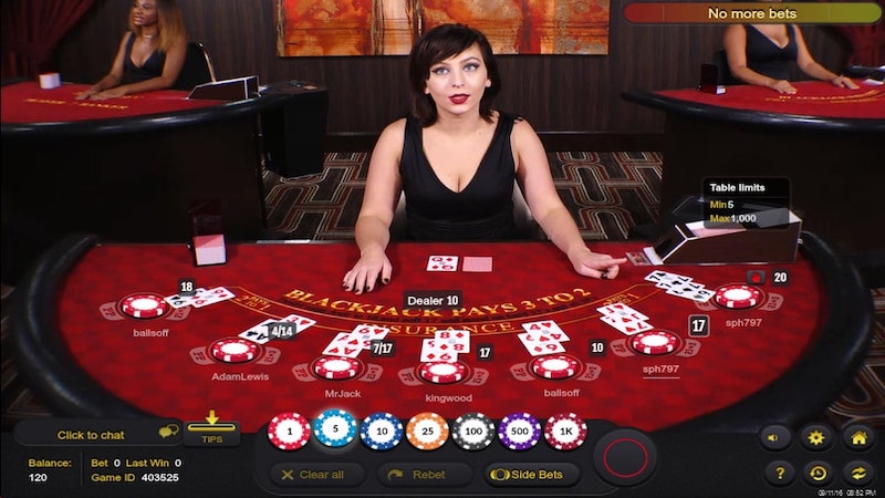 Live Blackjack dalam Live Casino Online